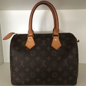Louis Vuitton Hand Bag Speedy 25 Brown Monogram